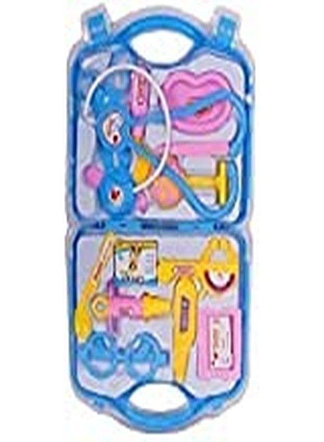 SEASPIRIT Plastic playset kit with fold able Suitcase, Compact Medical Accessories Toy Set Pretend Play Kids - Image 2